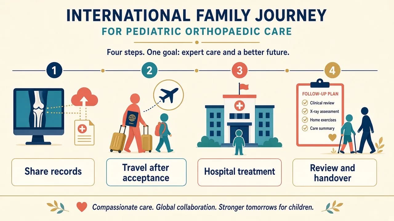 International records, family travel and follow-up journey for SCFE hip surgery