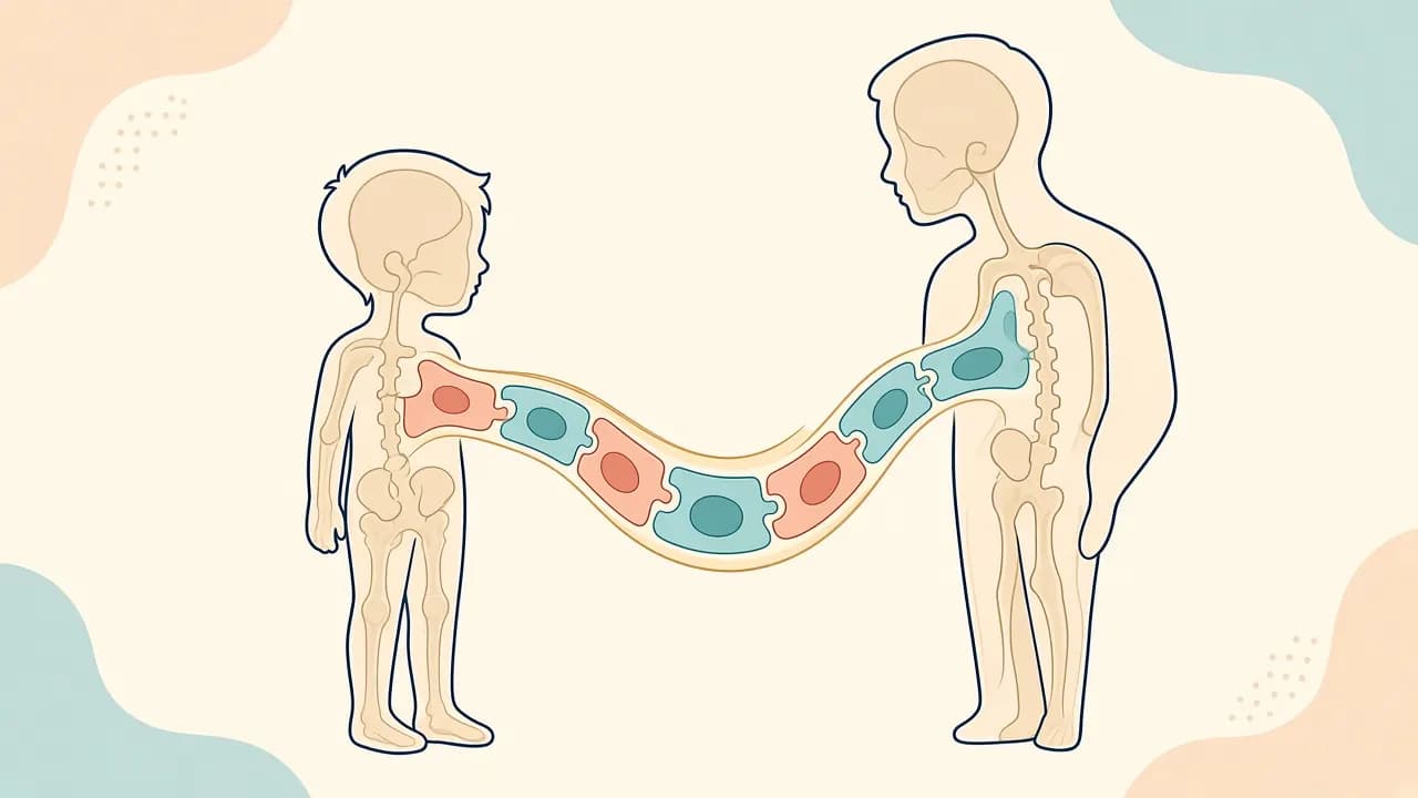 Haploidentical Stem Cell Transplant illustrated for a pediatric hematology pathway with age-appropriate marrow, donor or cell-therapy context