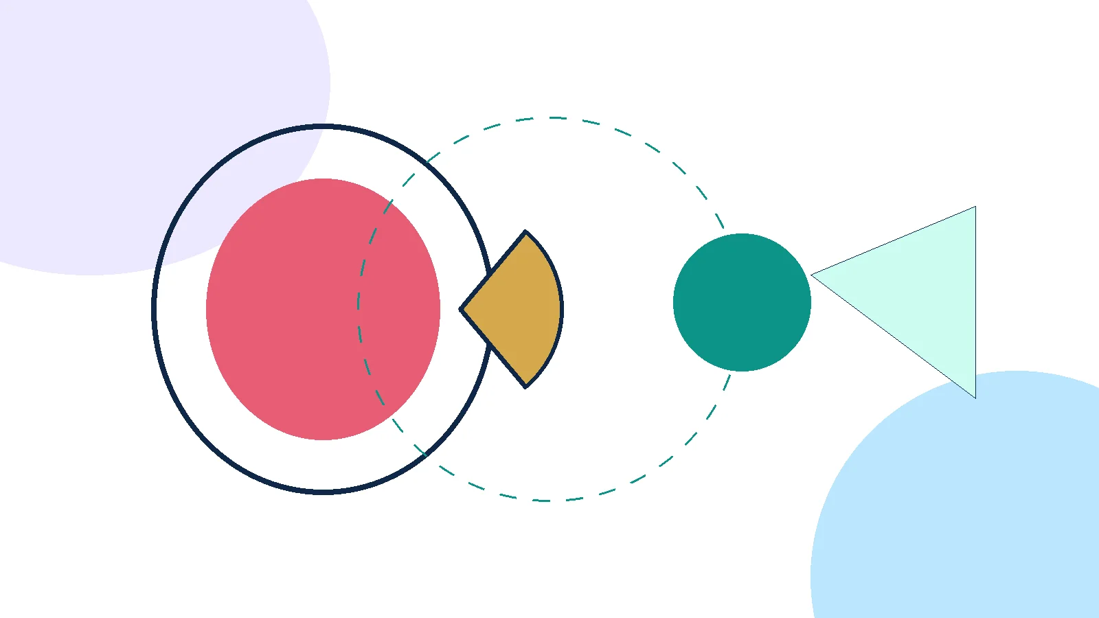 Unlabeled schematic of a hormone ligand approaching a receptor on a cancer cell, with a blocking wedge