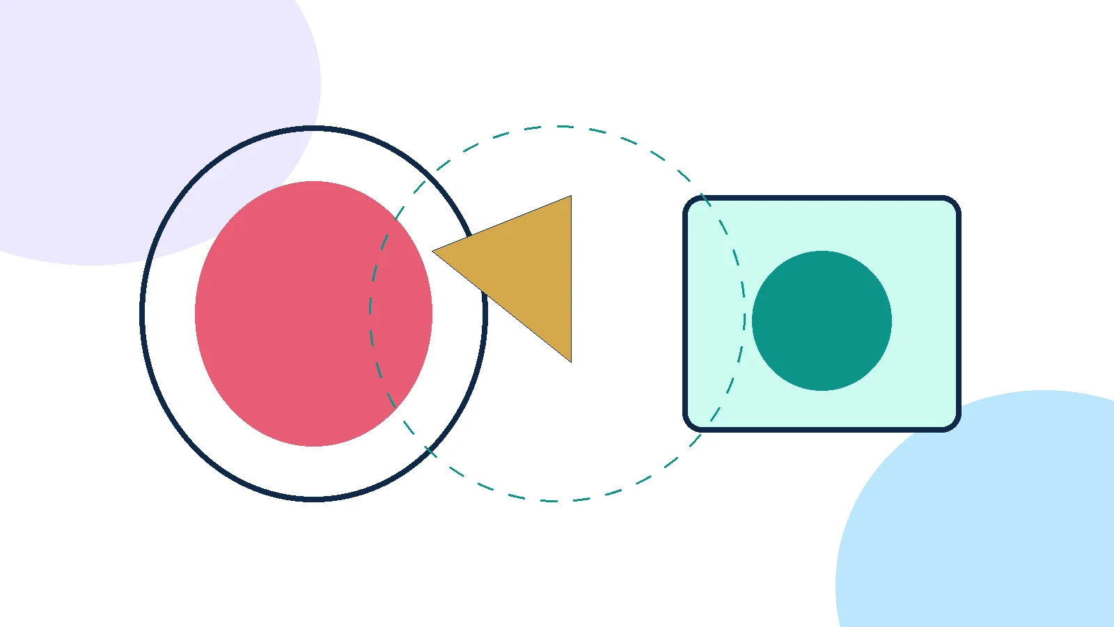Unlabeled schematic of a medicine docking onto a receptor on a tumour cell